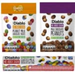 Diablo zuckerfreier Milchschokolade Erdnuss 3er