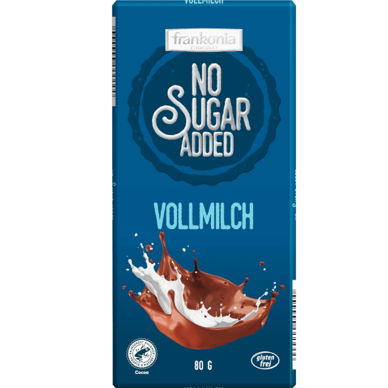 Frankonia Vollmilchschokolade ohne Zuckerzusatz